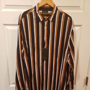 Zara casual button down shirt size XL. NWT.